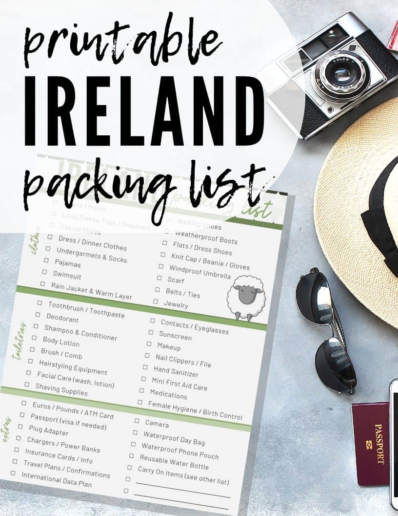travel essentials ireland